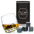 Rocking Whisky Glass & Whiskey Stones Set