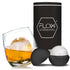 Rocking Whisky Glass & Ice Ball Set