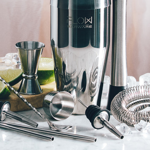 Cocktail Shaker Set - 10 Piece