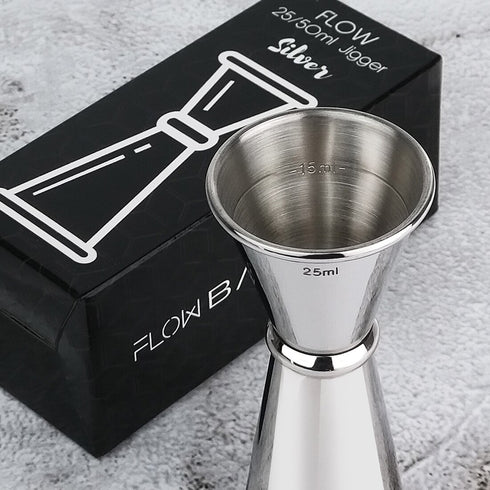 Silver Jigger Spirit Measure 25ml 50ml