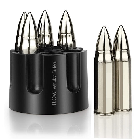 XL Whisky Bullets | Reusable Bullet Ice Cubes