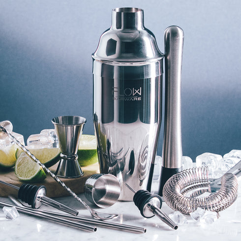 Cocktail Shaker Set - 10 Piece