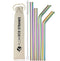 Rainbow Metal Drinking Straws