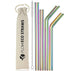 Rainbow Metal Drinking Straws