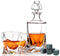Twist Whisky Decanter, Glasses & Whisky Stones Box Set